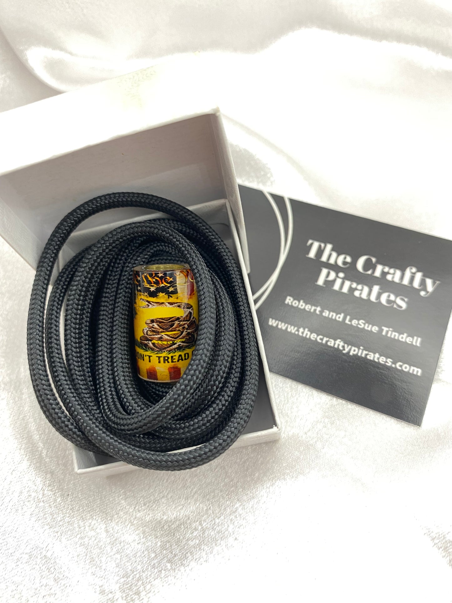 Gadsden Flag EDC Bead