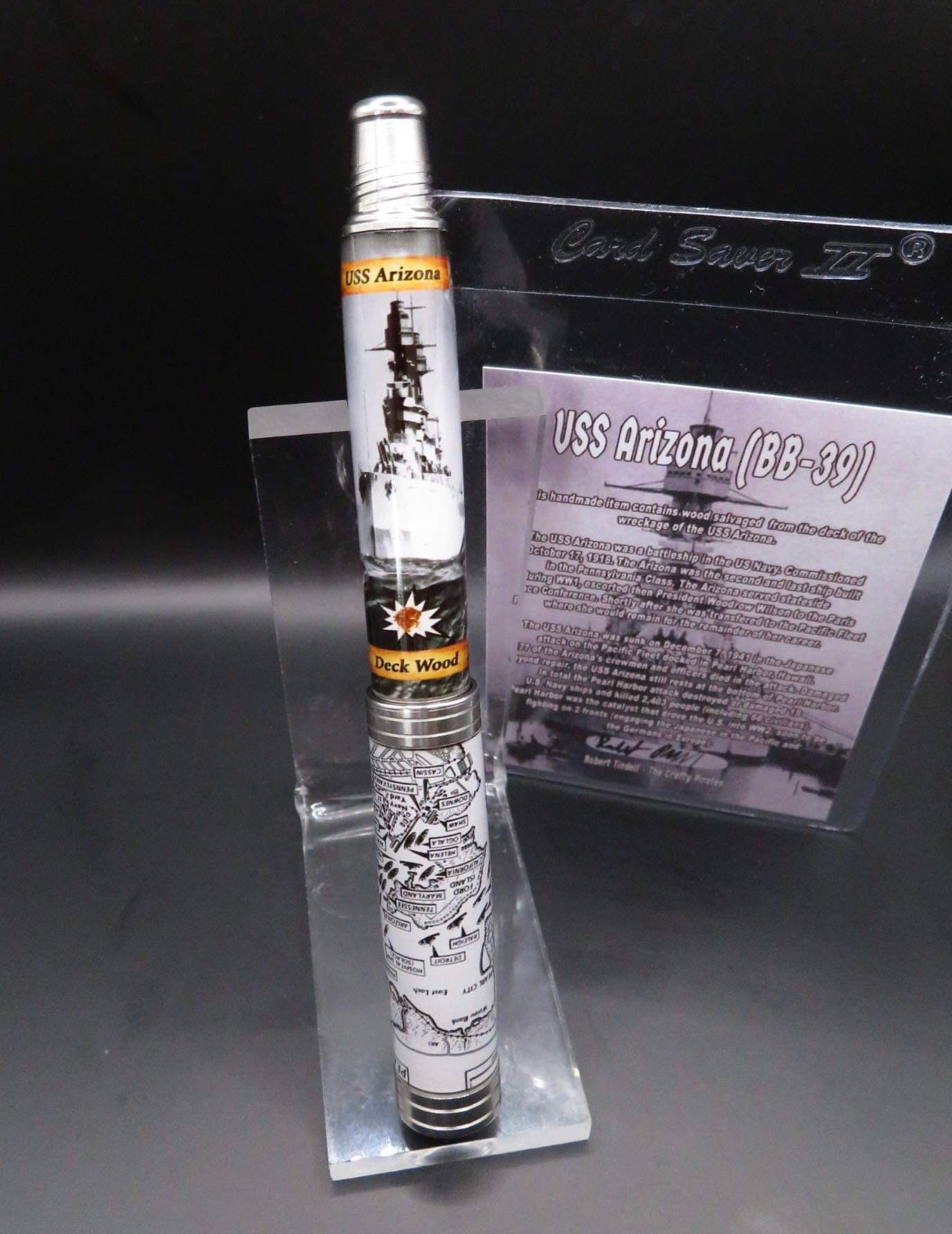 USS Arizona Relic Rollerball Pen