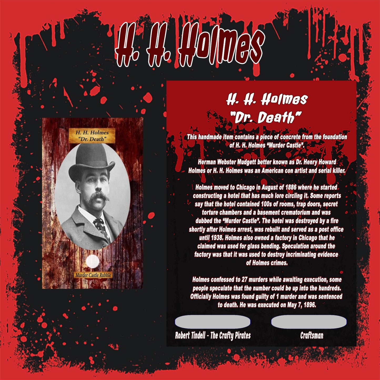 H. H. Holmes Embed Pen Blank