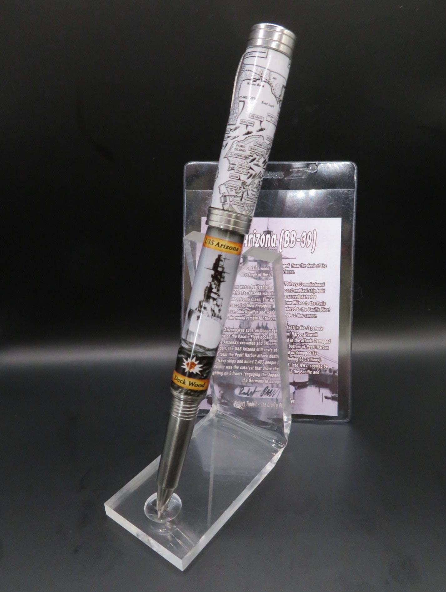 USS Arizona Relic Rollerball Pen