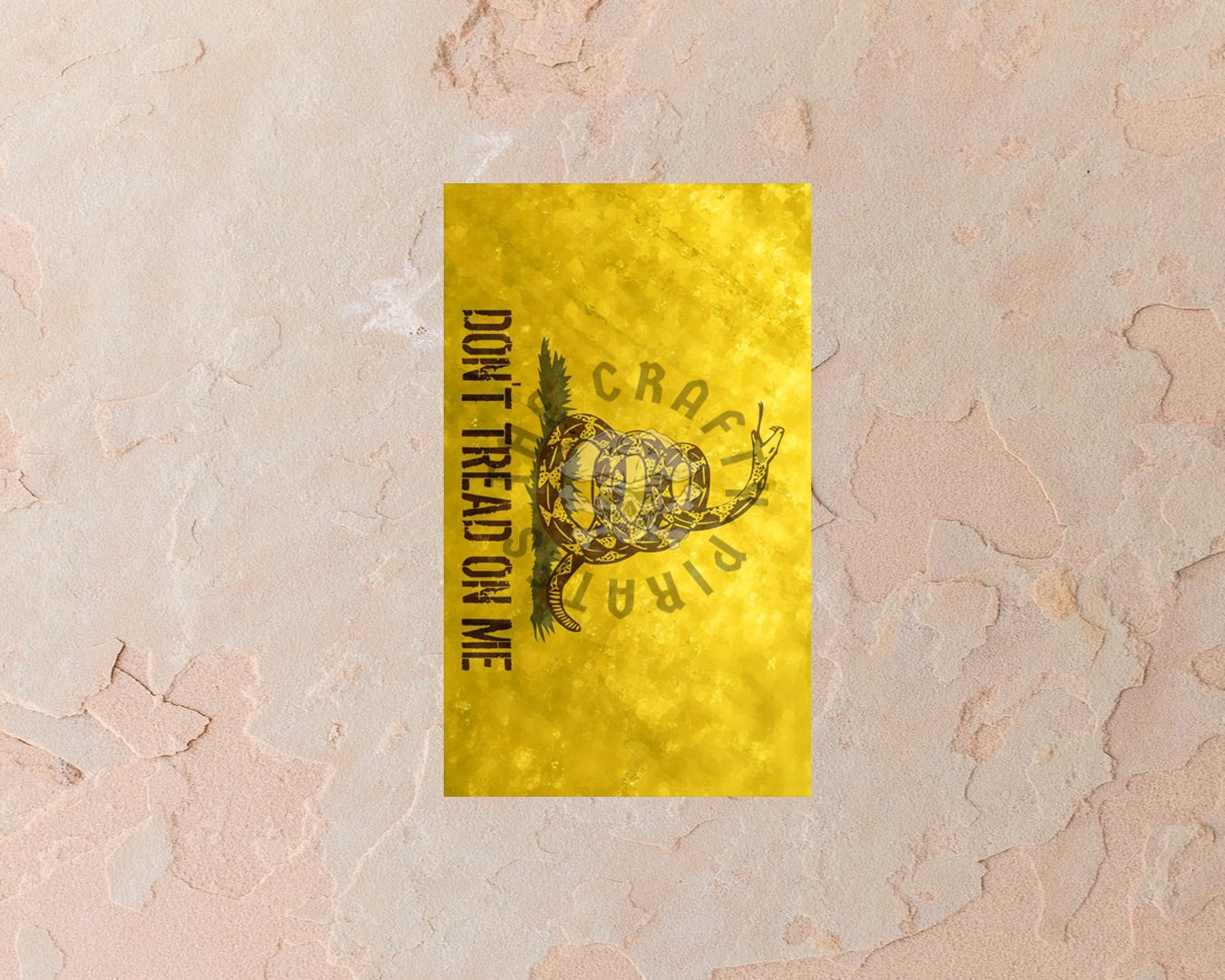 Rustic Gadsden Flag Pen Blank