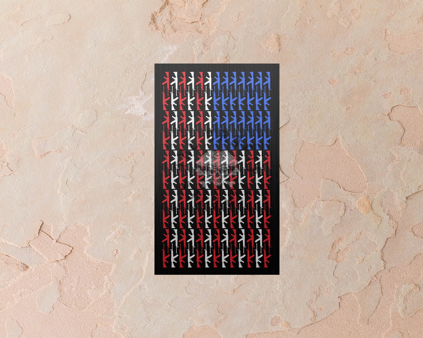 Rifle American Flag Pen Blank