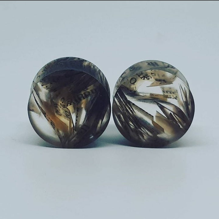 3/4" (19mm) "Bookworm" Plugs