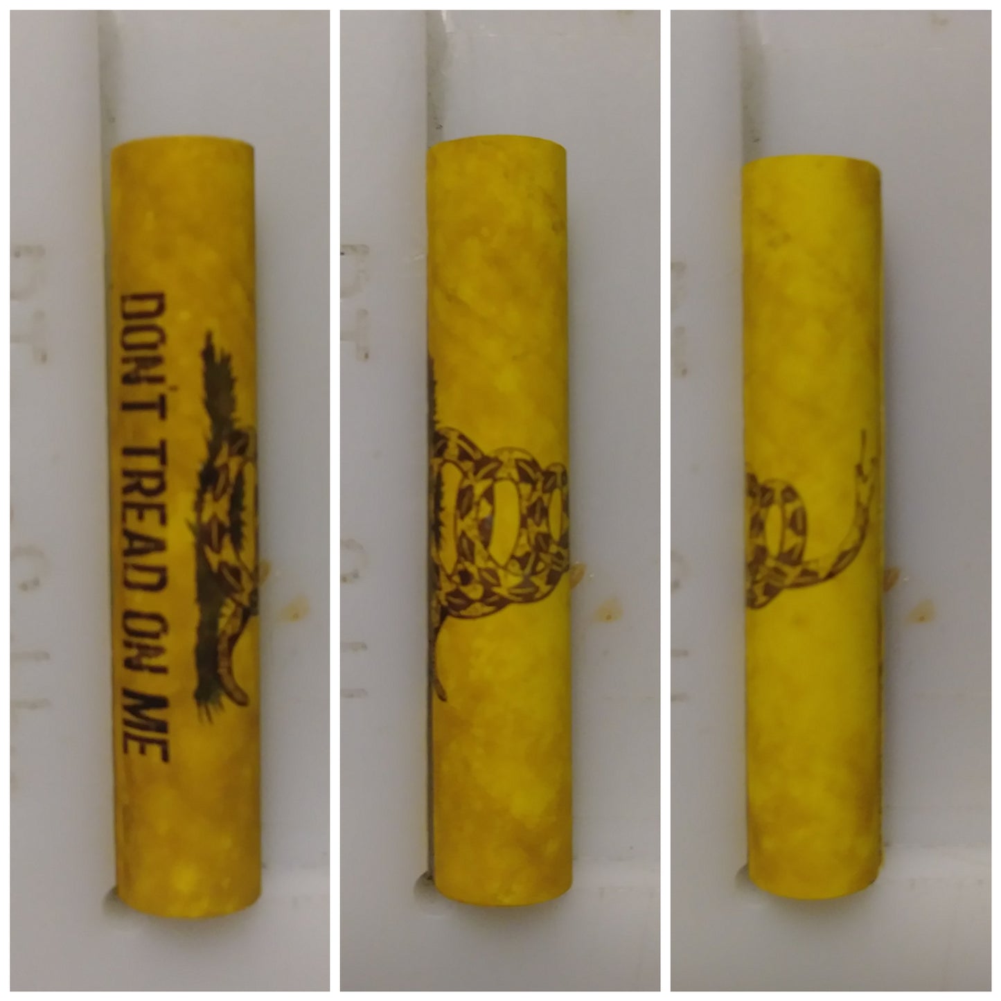 Rustic Gadsden Flag Pen Blank