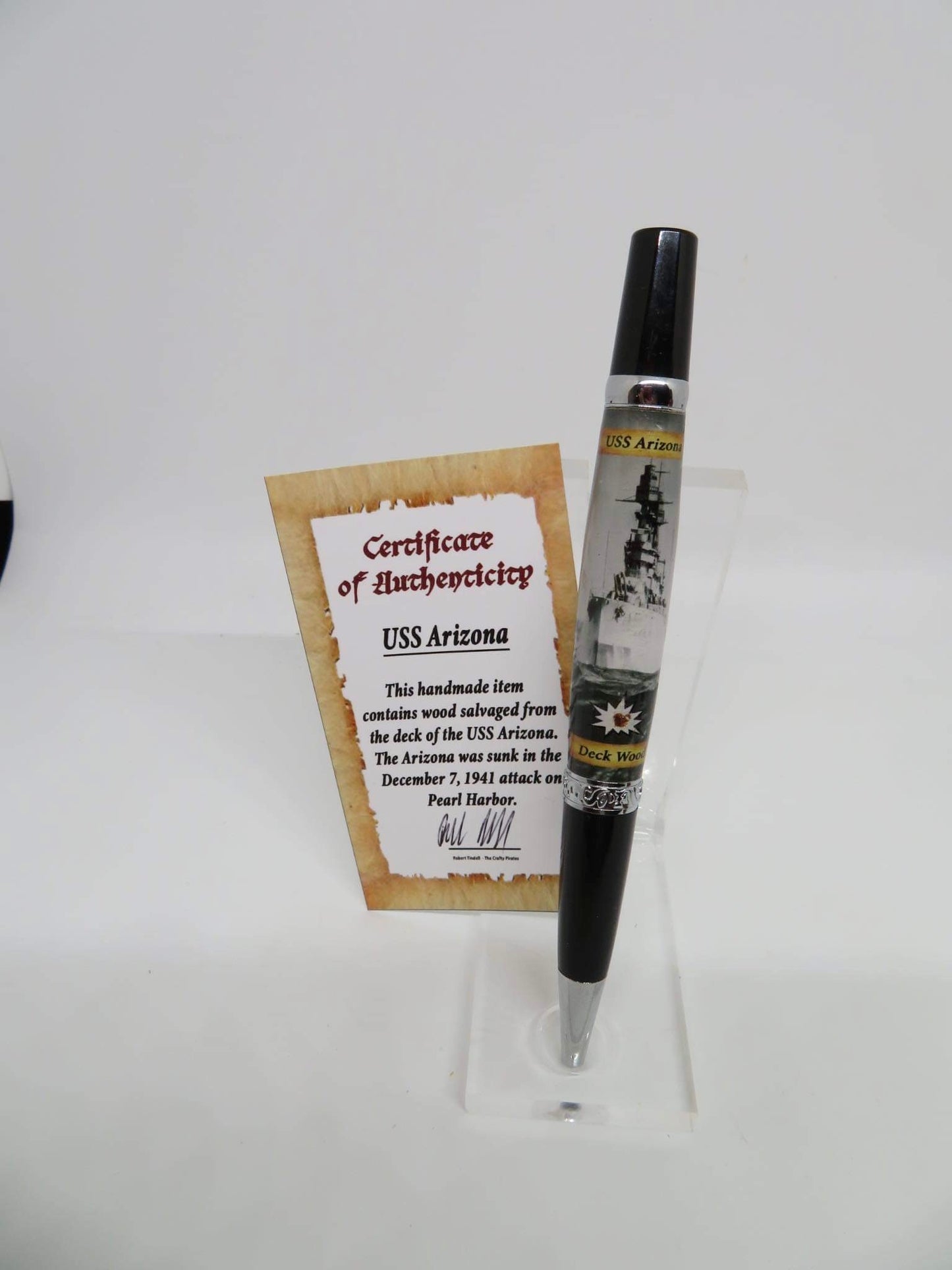 USS Arizona Relic Pen