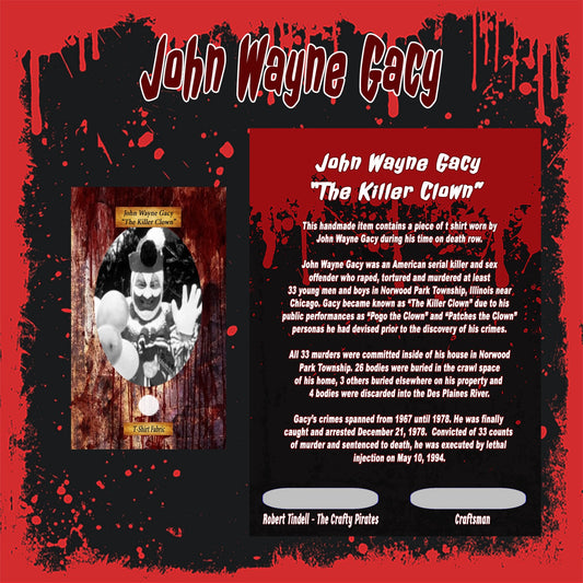 John Wayne Gacy Embed Pen Blank