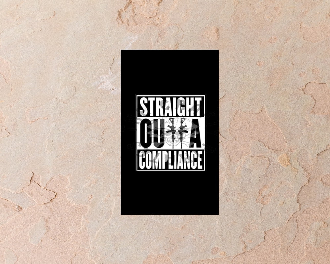 Straight Outta Compliance Pen Blank