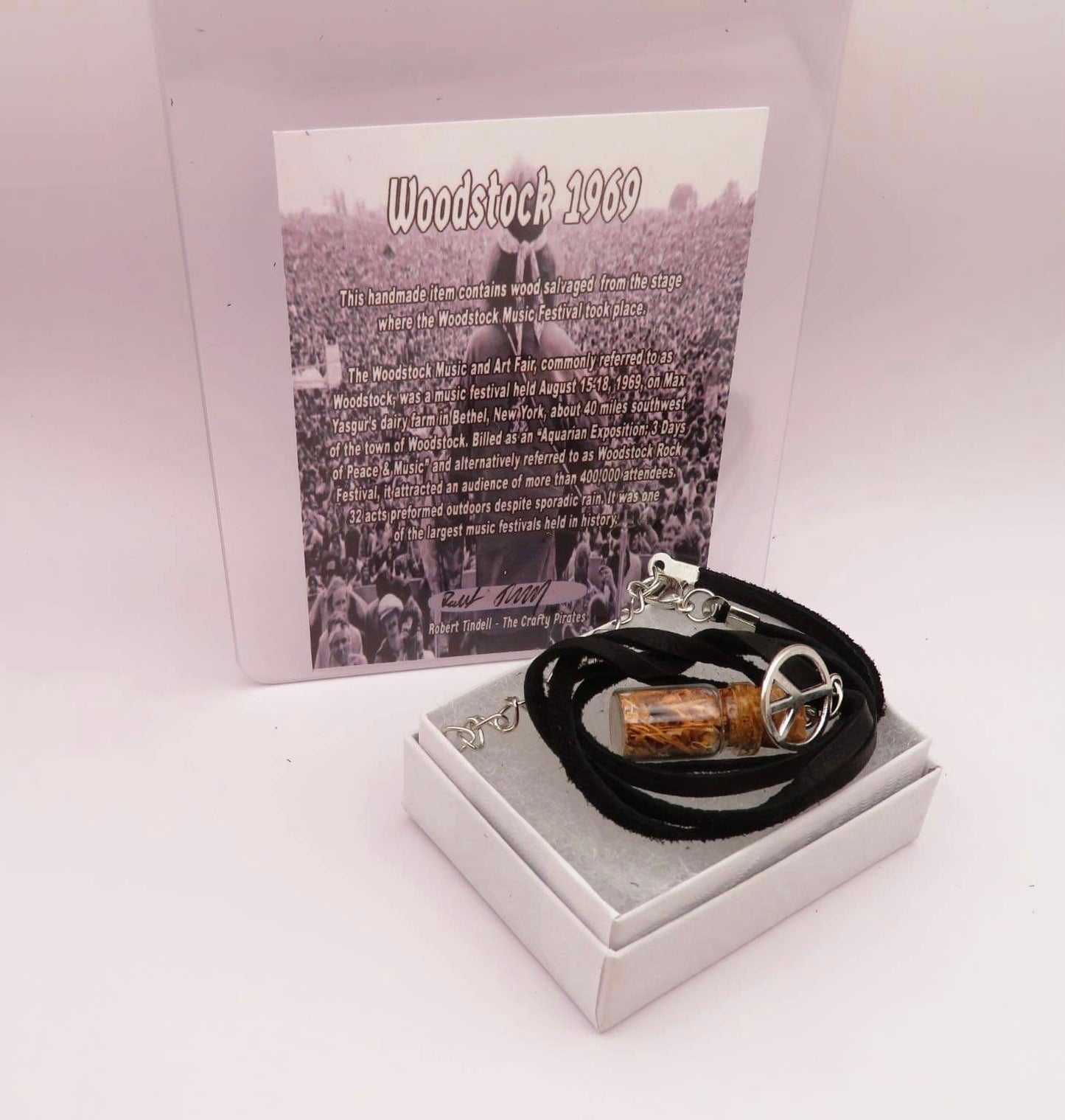 Woodstock Stage Relic Necklace