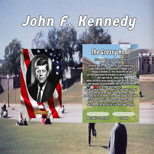 John F Kennedy Grassy Knoll Embed Pen Blank