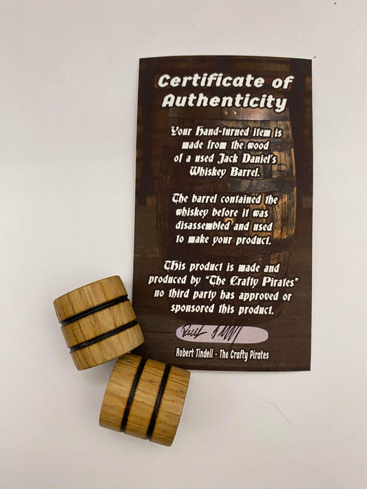 "Authentic Whiskey Barrel Wood EDC Beads - Handmade, Durable and Unique"