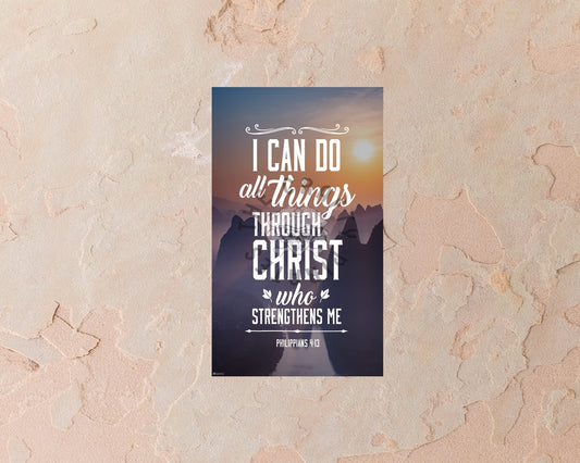 I Can Do All Things Through Christ Pen Blank