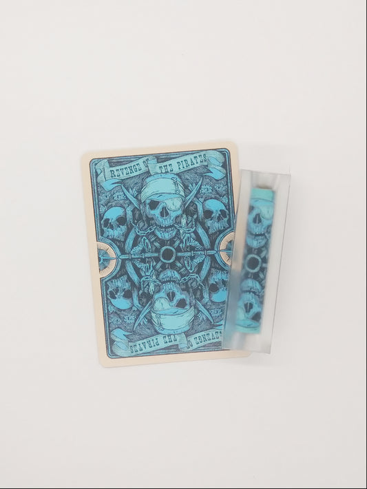 Pirate Skull Playing Card Blank