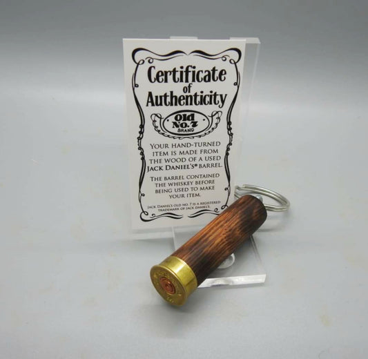 Jack Daniels Barrel 20 ga Keychain