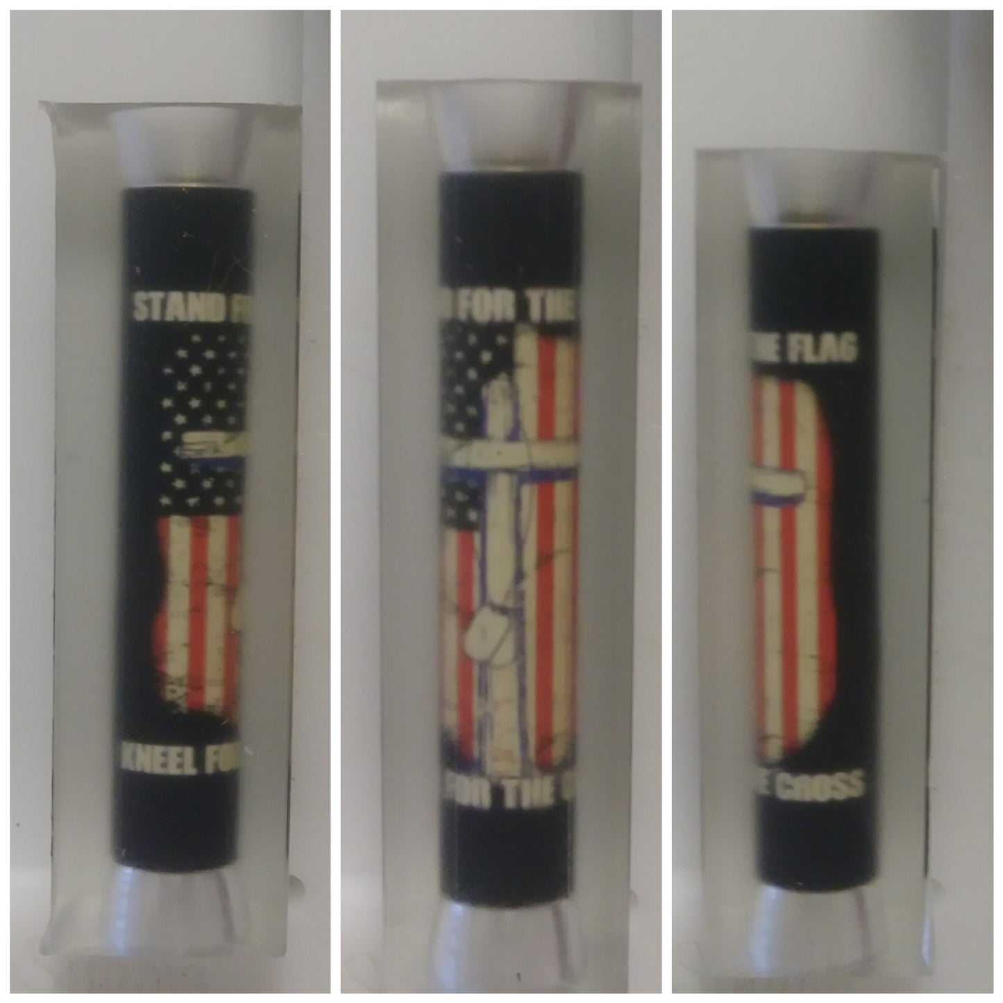 Stand for the Flag, Kneel for the Cross Pen Blank