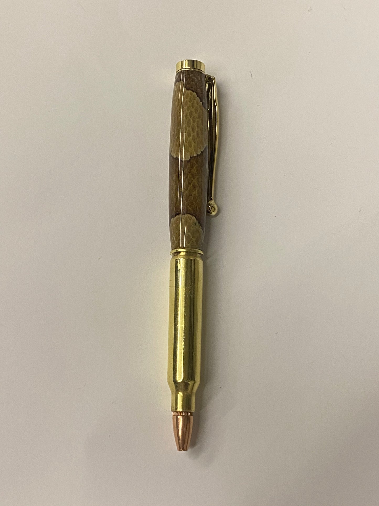 .223/5.56 Bullet Casing Pen w/Copperhead Skin