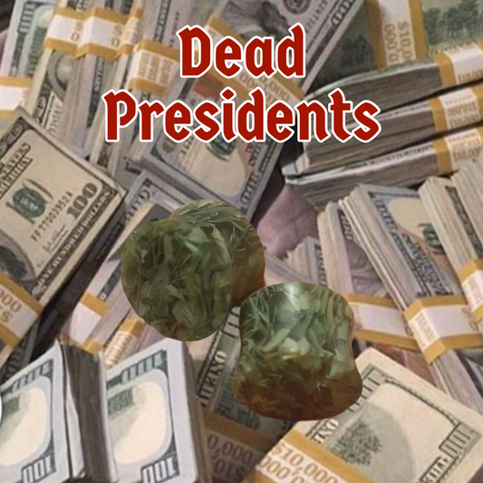 3/4" (19mm) "Dead Presidents" Plugs
