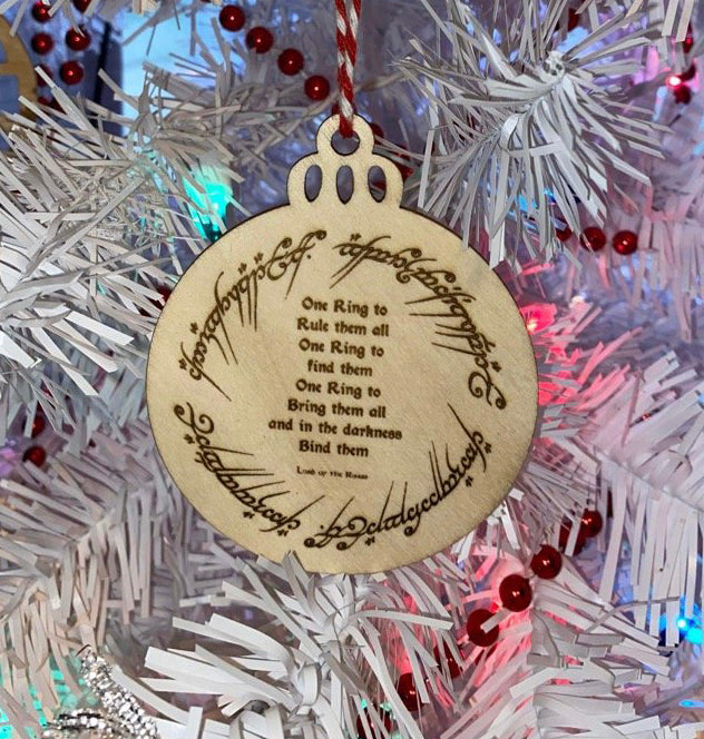 Lord of the Rings Christmas Ornament
